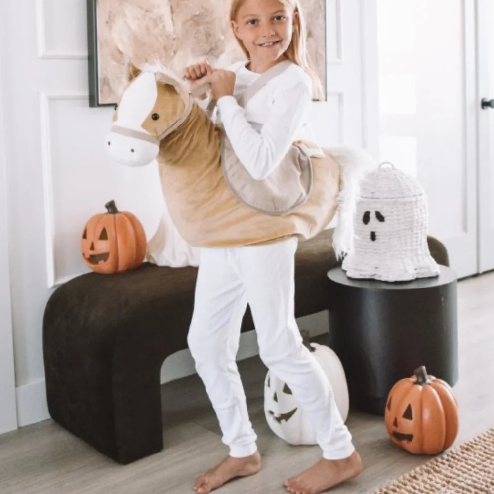 Horse Ride-On with Sound Costume Halloween Fall Farmhouse 4-6 Years Girl or Boy